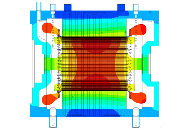 Kết quá mô phỏng biểu đồ nhiệt độ và trao đổi nhiệt trong Ansys Fluent