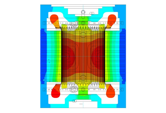 Kết quá mô phỏng biểu đồ nhiệt độ và trao đổi nhiệt trong Ansys Fluent