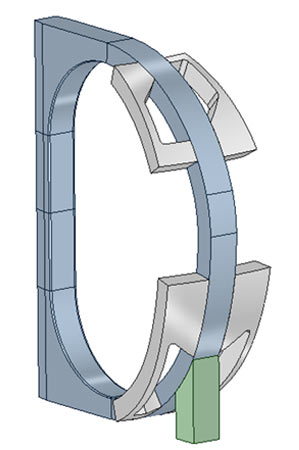 Thiết kế OIS được tối ưu bằng Ansys topology optimization và Ansys SpaceClaim