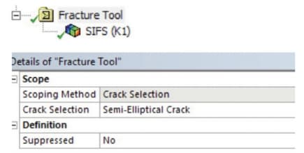 Công cụ Fracture Tool trong Ansys Machanical