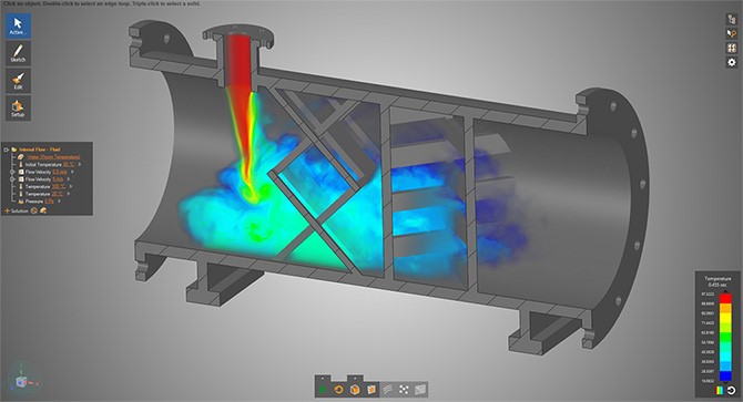 Kết quả mô phỏng nhiệt trong ANSYS Discovery