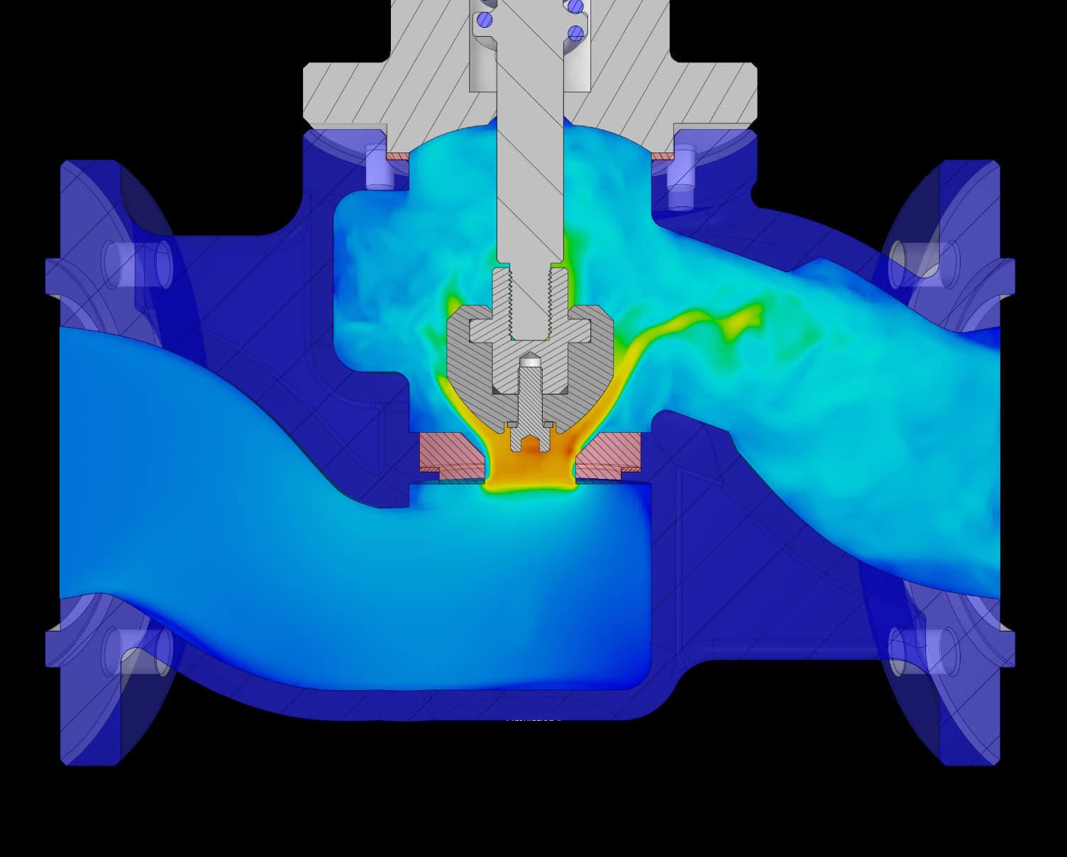 Mô phỏng cải thiện hiệu năng của van với Ansys Discovery