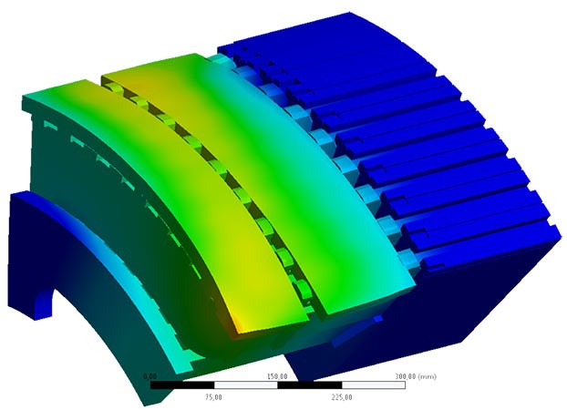 Đánh giá chuyển vị hướng tâm bằng ANSYS Mechanical