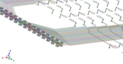 Các lớp đồng trong PCB được mô hình hóa bằng các phần tử dầm và tấm vỏ