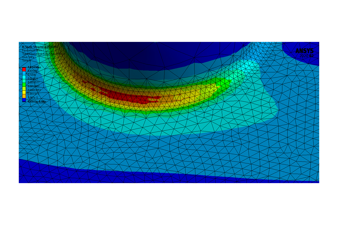 Ansys nCode DesignLife làm việc với Ansys Mechanical và Ansys LS-DYNA để đánh giá tuổi thọ mỏi một cách đáng tin cậy.