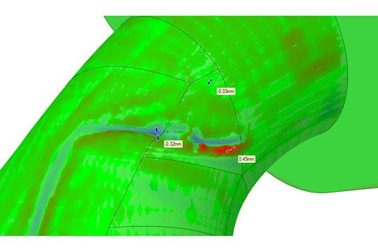 Ansys SpaceClaim Công cụ đo thăm dò độ lệch mới