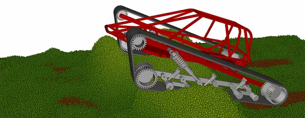 Mô phỏng chuyển động tự do và phức tạp trong ROCKY DEM