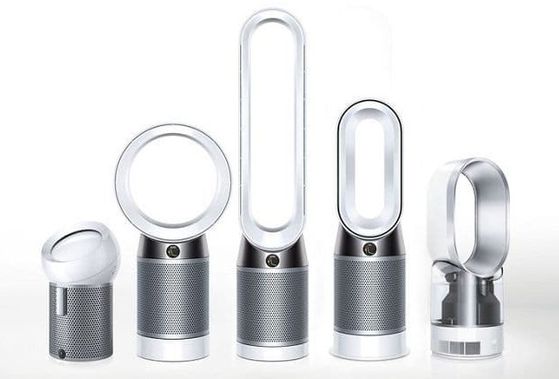 các kiểu dáng quạt không cánh của hãng Dyson 